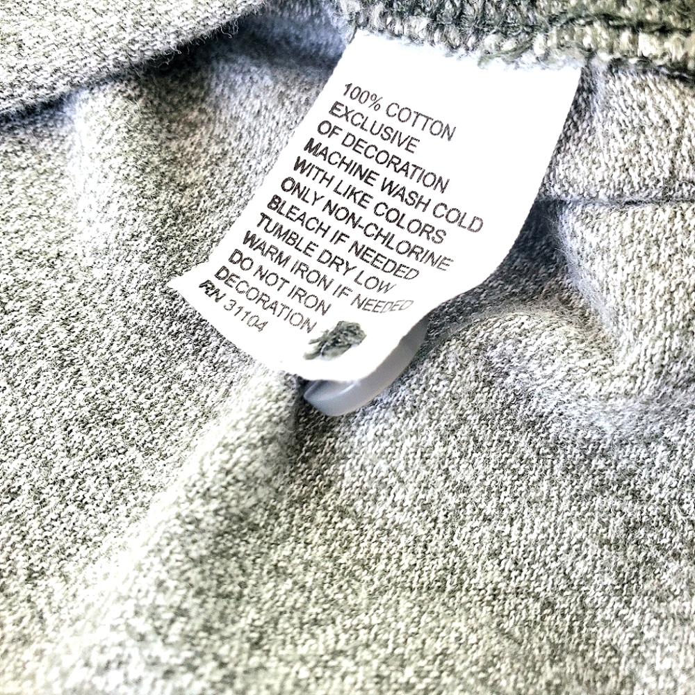 Ocean + Coast Long Sleeve Henley 100% Cotton Small Army Green - Picture 6 of 11